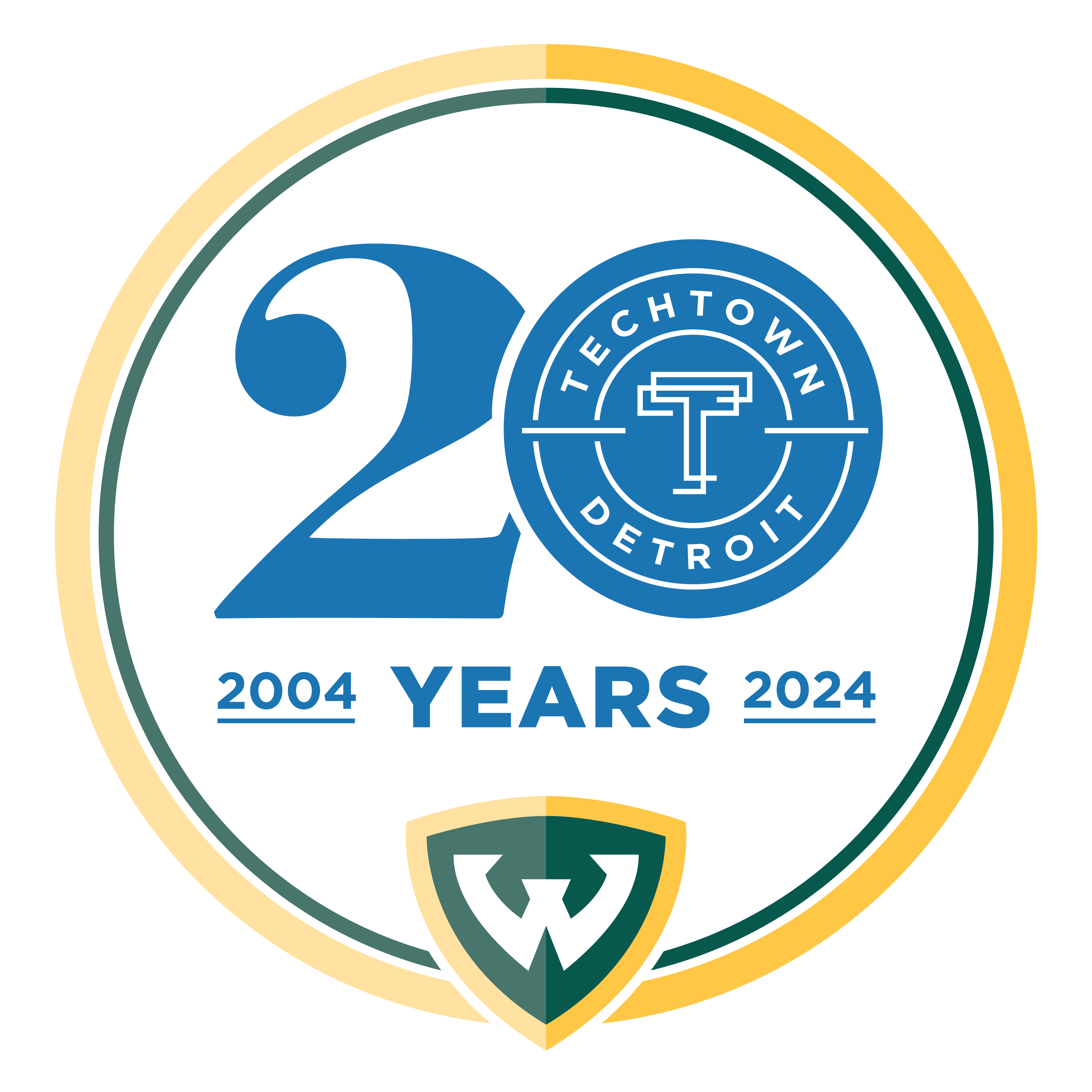TechTown 20th Year Anniversary Logo 